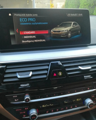 BMW Seria 5 cena 137000 przebieg: 126624, rok produkcji 2017 z Radomsko małe 301
